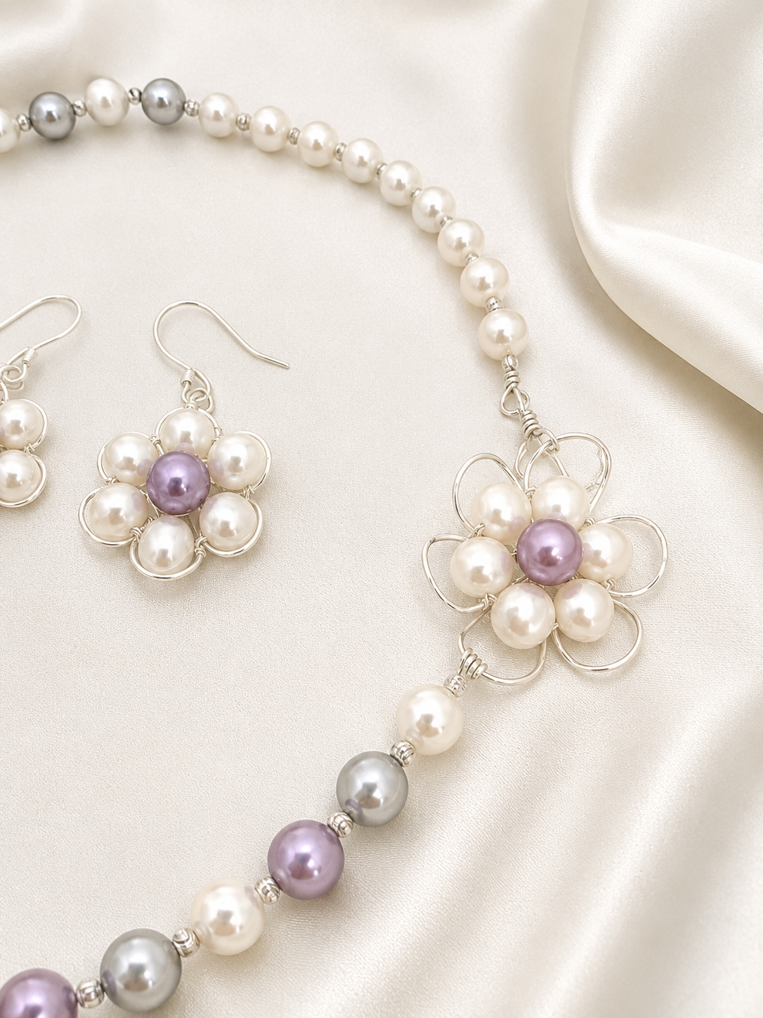 Duo collier boucles d'oreilles - Image 2